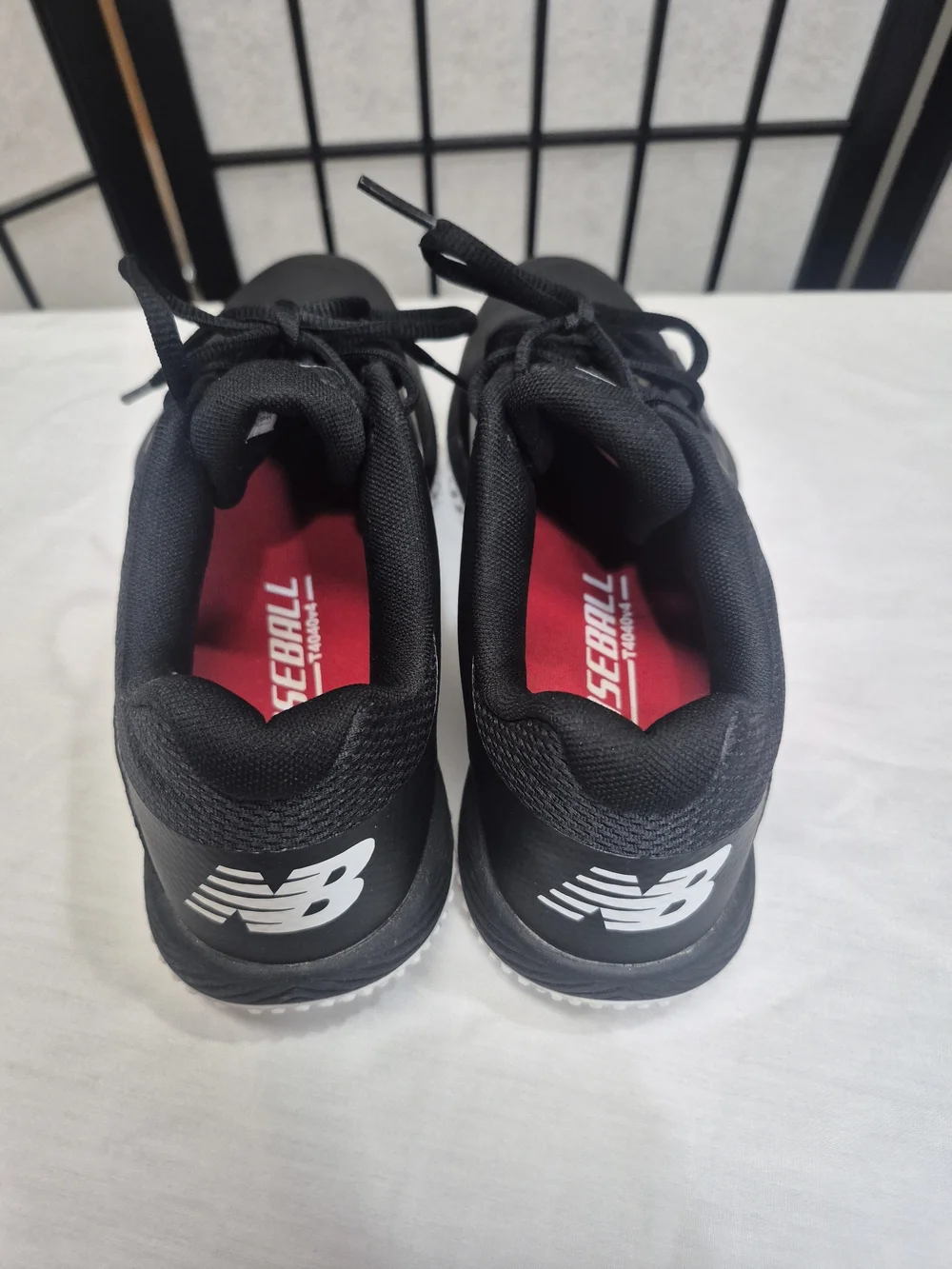 New Balance Men's Black Athletic Shoes baseball T4040SK4